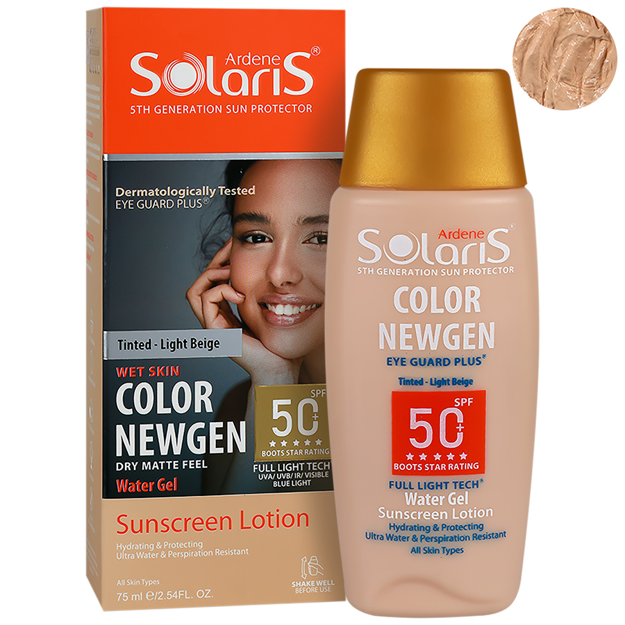 لوسیون ضد آفتاب کالر نیوژن SPF50 (بژ روشن)
