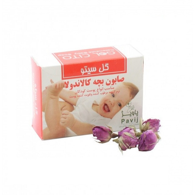 صابون بچه گل سیتو مدل Calendula وزن 100 گرم
